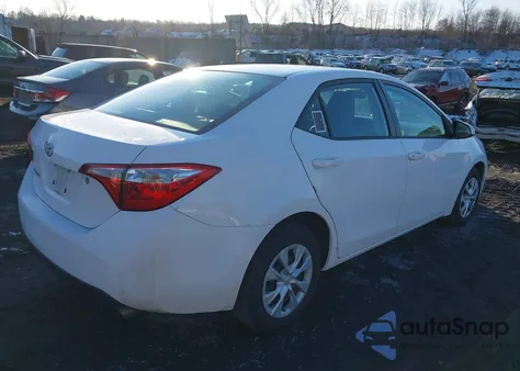2014 Toyota Corolla L z USA, uszkodzony, nr VIN 2T1BURHE4EC215721